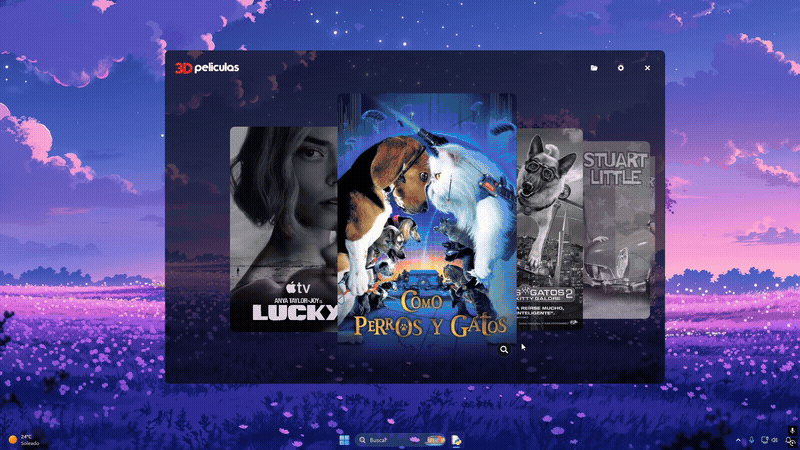 Demostración PelisFlow 3D GIF